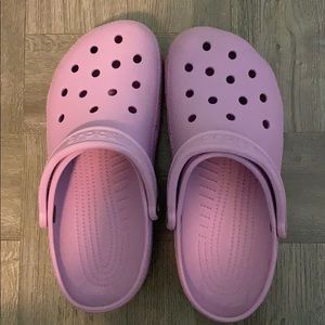 Purple Crocs like new